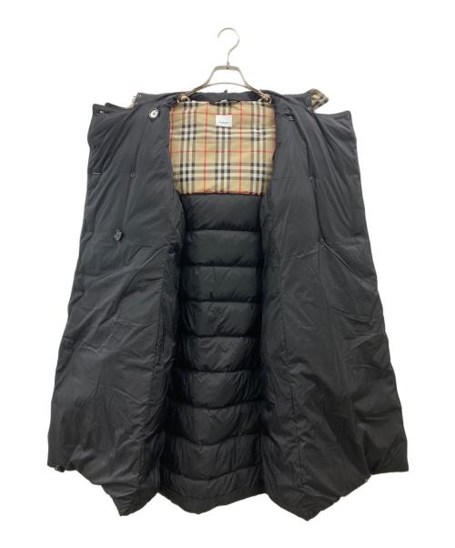 BURBERRY LONDON（バーバリーロンドン）BURBERRY LONDON (バーバリーロンドン) ナイロン フーデッド パファーコート ブラック サイズ:Mの古着・服飾アイテム