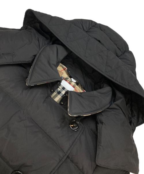 BURBERRY LONDON（バーバリーロンドン）BURBERRY LONDON (バーバリーロンドン) ナイロン フーデッド パファーコート ブラック サイズ:Mの古着・服飾アイテム