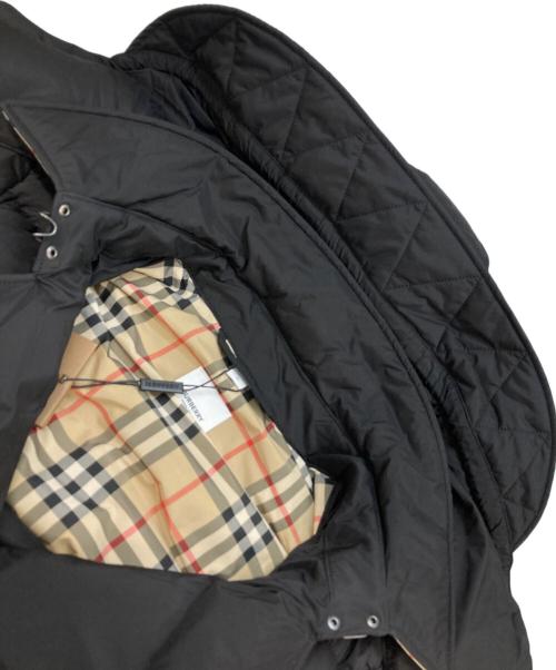 BURBERRY LONDON（バーバリーロンドン）BURBERRY LONDON (バーバリーロンドン) ナイロン フーデッド パファーコート ブラック サイズ:Mの古着・服飾アイテム