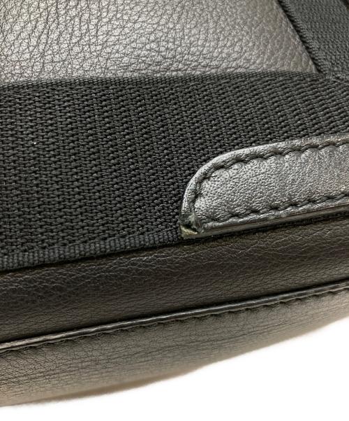BALENCIAGA（バレンシアガ）BALENCIAGA (バレンシアガ) ポーチ付きレザートートバッグ ブラックの古着・服飾アイテム