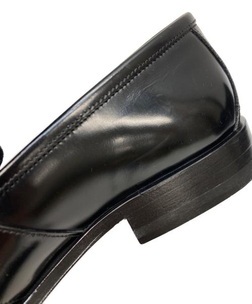 CELINE（セリーヌ）CELINE (セリーヌ) マラケ ポリッシュドブルスキン トリオンフ ローファー ブラック サイズ:38の古着・服飾アイテム