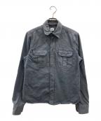 C.P COMPANYシーピーカンパニー）の古着「ワークシャツ」｜グレー