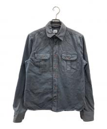 C.P COMPANY（シーピーカンパニー）の古着「ワークシャツ」｜グレー