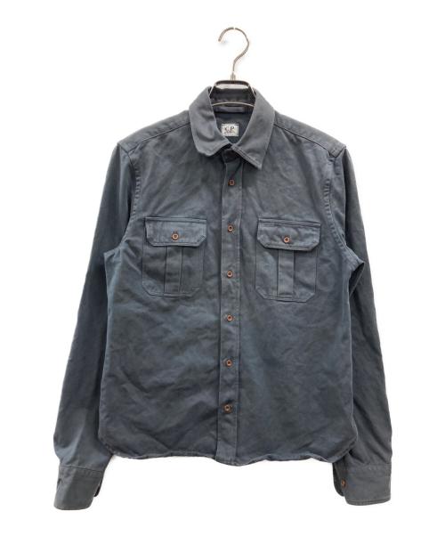 C.P COMPANY（シーピーカンパニー）C.P COMPANY (シーピーカンパニー) ワークシャツ グレー サイズ:Sの古着・服飾アイテム