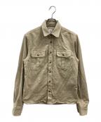 C.P COMPANYシーピーカンパニー）の古着「ワークシャツ」｜ベージュ