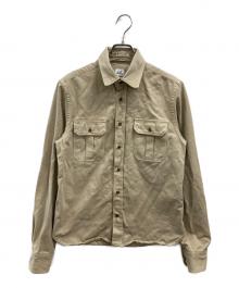 C.P COMPANY（シーピーカンパニー）の古着「ワークシャツ」｜ベージュ