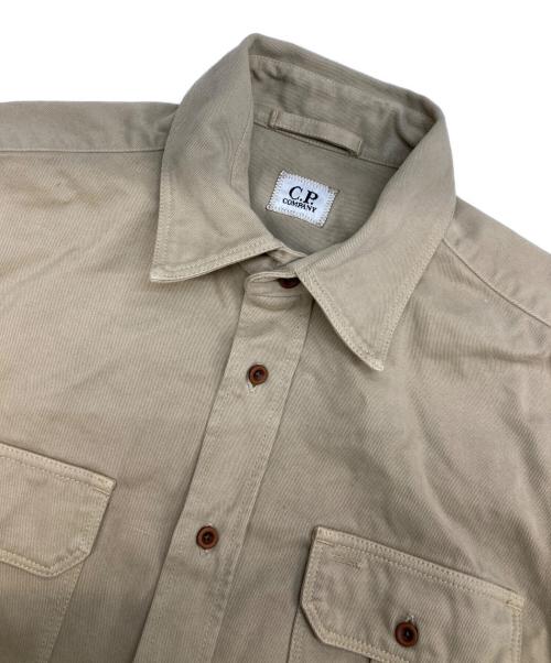C.P COMPANY（シーピーカンパニー）C.P COMPANY (シーピーカンパニー) ワークシャツ ベージュ サイズ:Sの古着・服飾アイテム