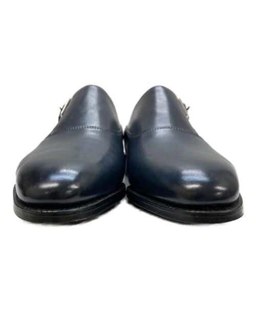 JOHN LOBB（ジョンロブ）JOHN LOBB (ジョンロブ) シングルモンクストラップシューズ ネイビー サイズ:6Eの古着・服飾アイテム