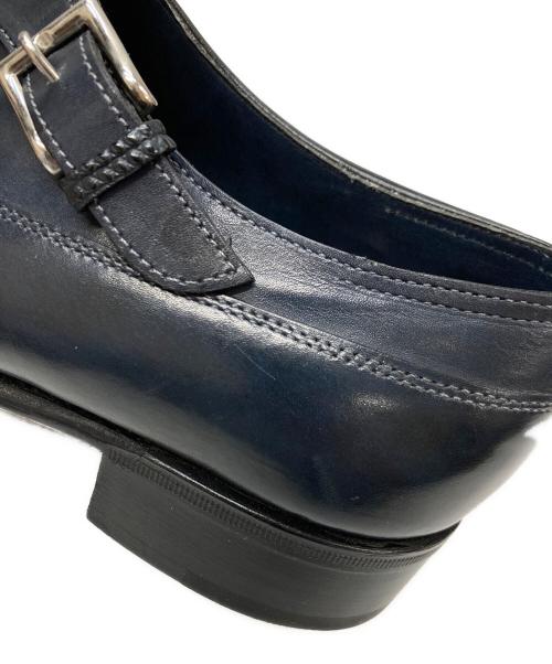 JOHN LOBB（ジョンロブ）JOHN LOBB (ジョンロブ) シングルモンクストラップシューズ ネイビー サイズ:6Eの古着・服飾アイテム