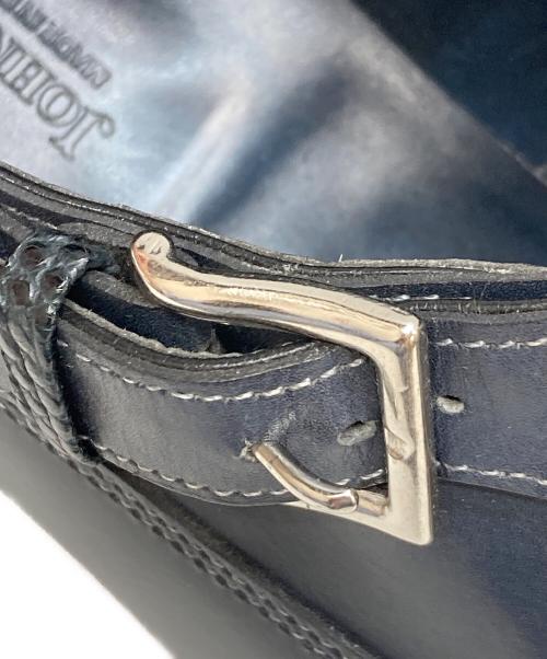 JOHN LOBB（ジョンロブ）JOHN LOBB (ジョンロブ) シングルモンクストラップシューズ ネイビー サイズ:6Eの古着・服飾アイテム