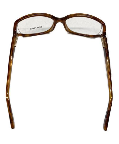 TOM FORD（トムフォード）TOM FORD (トムフォード) 伊達眼鏡 ブラウン サイズ:55□16 130の古着・服飾アイテム