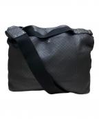 BOTTEGA VENETAボッテガベネタ）の古着「ラヴェ メッセンジャーバッグ」｜ブラック
