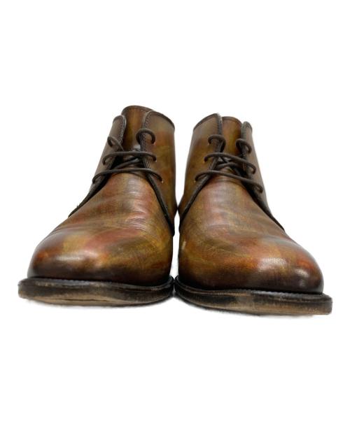 Bettanin&Venturi（ベッタニン＆ベントゥーリ）Bettanin&Venturi (ベッタニン＆ベントゥーリ) チャッカーブーツ イエロー サイズ:6の古着・服飾アイテム