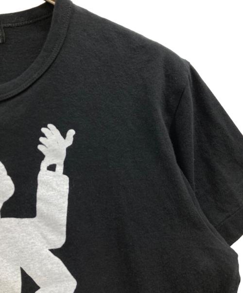 BLACK COMME des GARCONS（ブラックコムデギャルソン）BLACK COMME des GARCONS (ブラックコムデギャルソン) プリントTシャツ ブラック サイズ:Mの古着・服飾アイテム