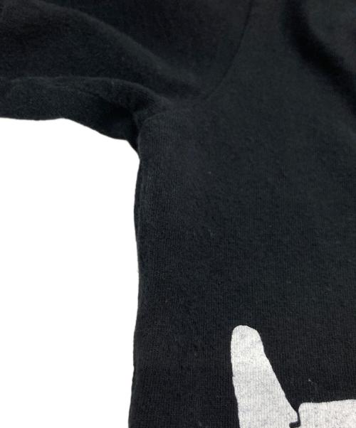 BLACK COMME des GARCONS（ブラックコムデギャルソン）BLACK COMME des GARCONS (ブラックコムデギャルソン) プリントTシャツ ブラック サイズ:Mの古着・服飾アイテム