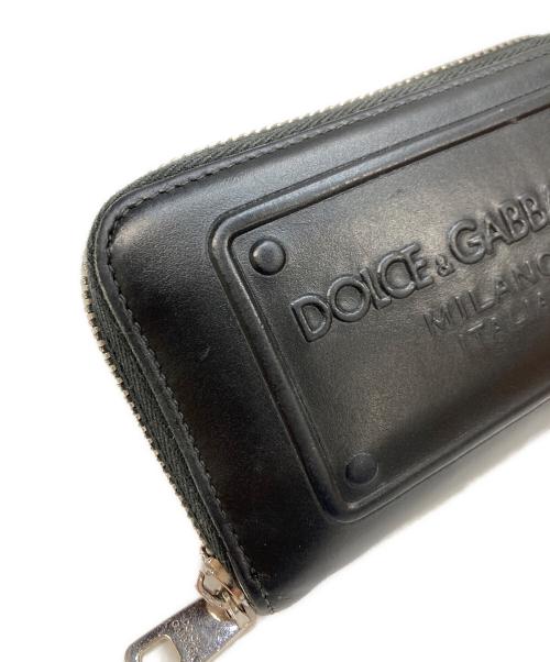 DOLCE & GABBANA（ドルチェ＆ガッバーナ）DOLCE & GABBANA (ドルチェ＆ガッバーナ) カードケース ブラックの古着・服飾アイテム