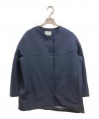YONFAヨンファ）の古着「ノーカラージャケット」｜ネイビー