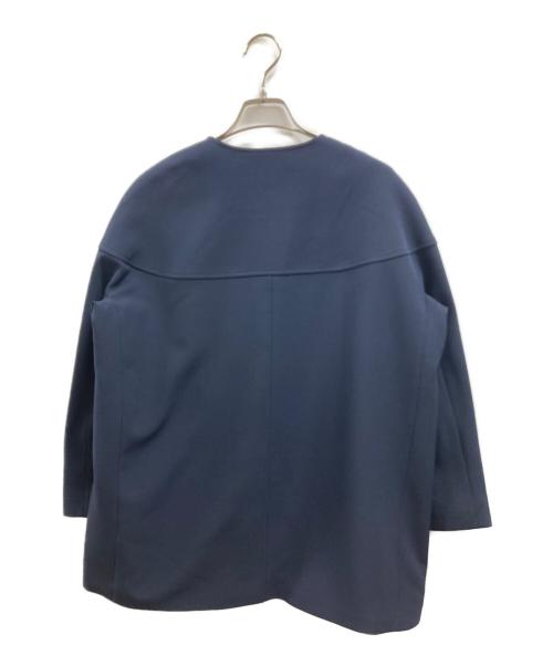 YONFA（ヨンファ）YONFA (ヨンファ) ノーカラージャケット ネイビー サイズ:Sの古着・服飾アイテム