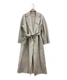 'S Max Mara（エスマックスマーラ）の古着「ESTURIA/ウールコート」｜ベージュ