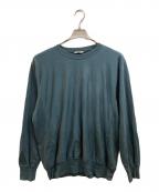 AURALEEオーラリー）の古着「SUPER HIGH GAUZE NAPPED SWEAT P/O」｜ブルー