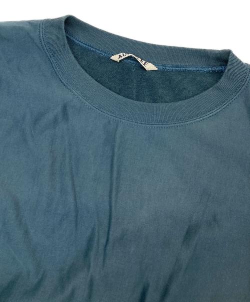 AURALEE（オーラリー）AURALEE (オーラリー) SUPER HIGH GAUZE NAPPED SWEAT P/O ブルー サイズ:４の古着・服飾アイテム