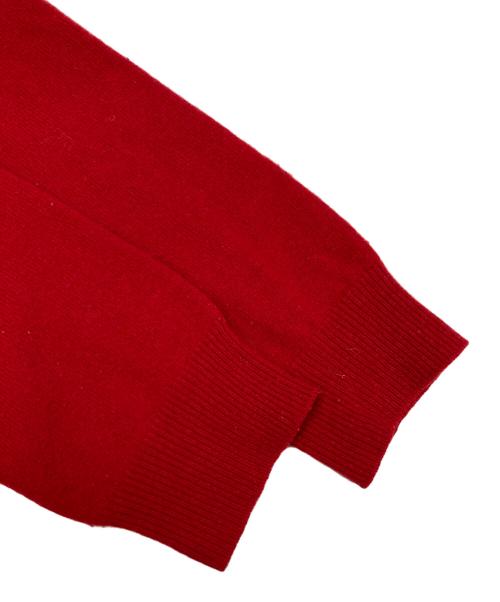 PLAY COMME des GARCONS（プレイコムデギャルソン）PLAY COMME des GARCONS (プレイコムデギャルソン) ハートロゴカーディガン レッド サイズ:Mの古着・服飾アイテム
