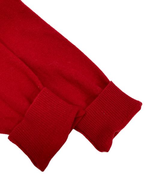 PLAY COMME des GARCONS（プレイコムデギャルソン）PLAY COMME des GARCONS (プレイコムデギャルソン) ハートロゴカーディガン レッド サイズ:Mの古着・服飾アイテム