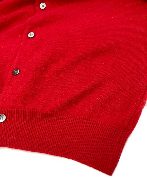 PLAY COMME des GARCONS（プレイコムデギャルソン）PLAY COMME des GARCONS (プレイコムデギャルソン) ハートロゴカーディガン レッド サイズ:Mの古着・服飾アイテム