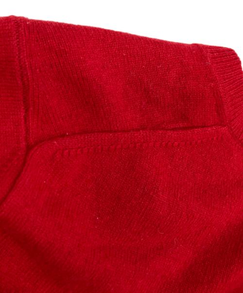 PLAY COMME des GARCONS（プレイコムデギャルソン）PLAY COMME des GARCONS (プレイコムデギャルソン) ハートロゴカーディガン レッド サイズ:Mの古着・服飾アイテム