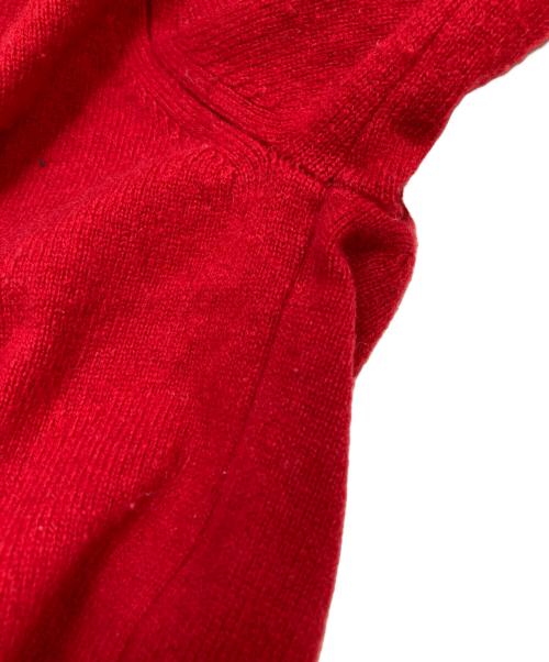 PLAY COMME des GARCONS（プレイコムデギャルソン）PLAY COMME des GARCONS (プレイコムデギャルソン) ハートロゴカーディガン レッド サイズ:Mの古着・服飾アイテム