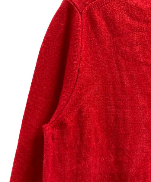 PLAY COMME des GARCONS（プレイコムデギャルソン）PLAY COMME des GARCONS (プレイコムデギャルソン) ハートロゴカーディガン レッド サイズ:Mの古着・服飾アイテム