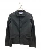 COMME des GARCONS COMME des GARCONSコムデギャルソン コムデギャルソン）の古着「丸襟テーラードジャケット」｜ブラック