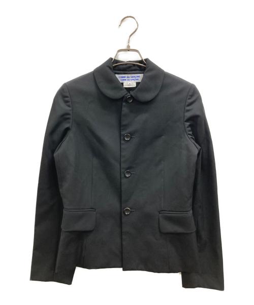 COMME des GARCONS COMME des GARCONS（コムデギャルソン コムデギャルソン）COMME des GARCONS COMME des GARCONS (コムデギャルソン コムデギャルソン) 丸襟テーラードジャケット ブラック サイズ:XSの古着・服飾アイテム
