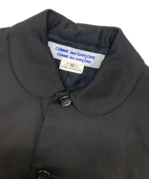 COMME des GARCONS COMME des GARCONS（コムデギャルソン コムデギャルソン）COMME des GARCONS COMME des GARCONS (コムデギャルソン コムデギャルソン) 丸襟テーラードジャケット ブラック サイズ:XSの古着・服飾アイテム