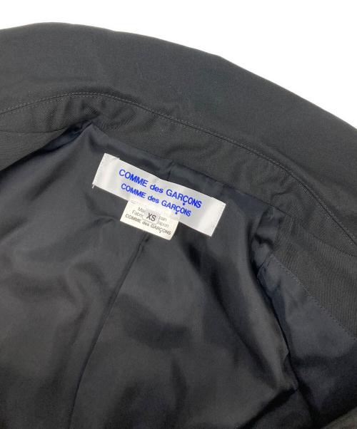 COMME des GARCONS COMME des GARCONS（コムデギャルソン コムデギャルソン）COMME des GARCONS COMME des GARCONS (コムデギャルソン コムデギャルソン) 丸襟テーラードジャケット ブラック サイズ:XSの古着・服飾アイテム