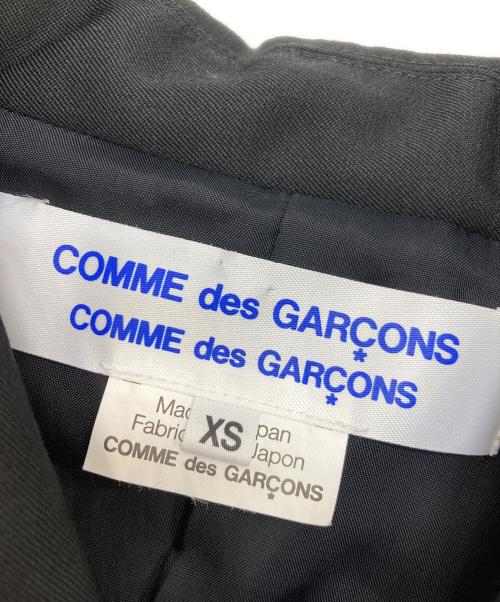 COMME des GARCONS COMME des GARCONS（コムデギャルソン コムデギャルソン）COMME des GARCONS COMME des GARCONS (コムデギャルソン コムデギャルソン) 丸襟テーラードジャケット ブラック サイズ:XSの古着・服飾アイテム