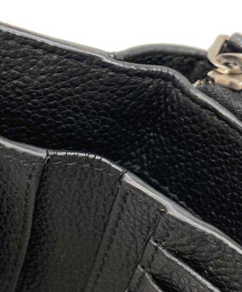 Saint Laurent Paris（サンローランパリ）Saint Laurent Paris (サンローランパリ) リヴゴーシュ コンパクト ジップウォレット ブラックの古着・服飾アイテム