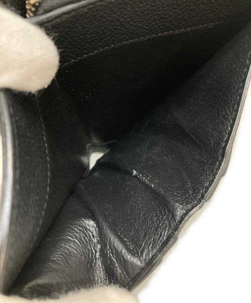 Saint Laurent Paris（サンローランパリ）Saint Laurent Paris (サンローランパリ) リヴゴーシュ コンパクト ジップウォレット ブラックの古着・服飾アイテム