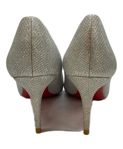 Christian Louboutin（クリスチャン・ルブタン）Christian Louboutin (クリスチャン・ルブタン) ヒールパンプス シルバー サイズ:39の古着・服飾アイテム