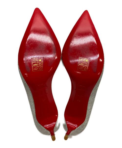 Christian Louboutin（クリスチャン・ルブタン）Christian Louboutin (クリスチャン・ルブタン) ヒールパンプス シルバー サイズ:39の古着・服飾アイテム