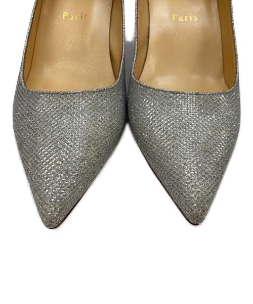 Christian Louboutin（クリスチャン・ルブタン）Christian Louboutin (クリスチャン・ルブタン) ヒールパンプス シルバー サイズ:39の古着・服飾アイテム