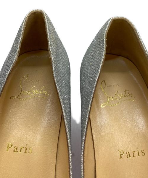 Christian Louboutin（クリスチャン・ルブタン）Christian Louboutin (クリスチャン・ルブタン) ヒールパンプス シルバー サイズ:39の古着・服飾アイテム