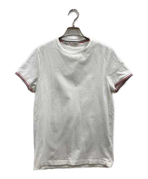 MONCLER（モンクレール）MONCLER (モンクレール) MAGLIA T-SHIRT ホワイト サイズ:Slim Fitの古着・服飾アイテム