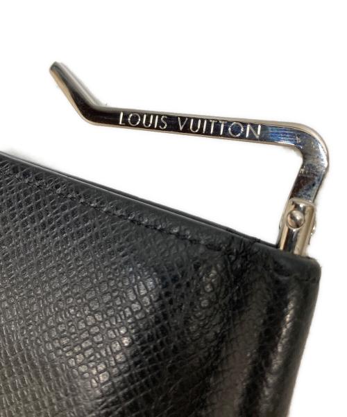 LOUIS VUITTON（ルイ ヴィトン）LOUIS VUITTON (ルイ ヴィトン) マネークリップ付カードケース ブラックの古着・服飾アイテム
