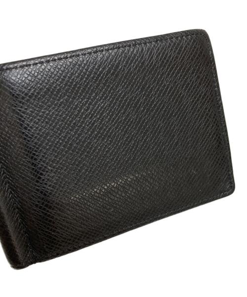 LOUIS VUITTON（ルイ ヴィトン）LOUIS VUITTON (ルイ ヴィトン) マネークリップ付カードケース ブラックの古着・服飾アイテム
