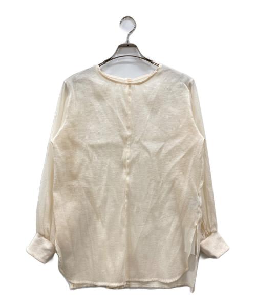 SHENERY（シーナリー）SHENERY (シーナリー) バックボタンボリュームスリーブチュニック ベージュ サイズ:FREE 未使用品の古着・服飾アイテム