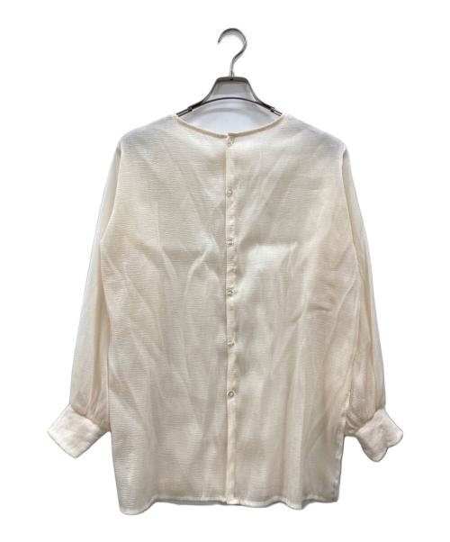 SHENERY（シーナリー）SHENERY (シーナリー) バックボタンボリュームスリーブチュニック ベージュ サイズ:FREE 未使用品の古着・服飾アイテム