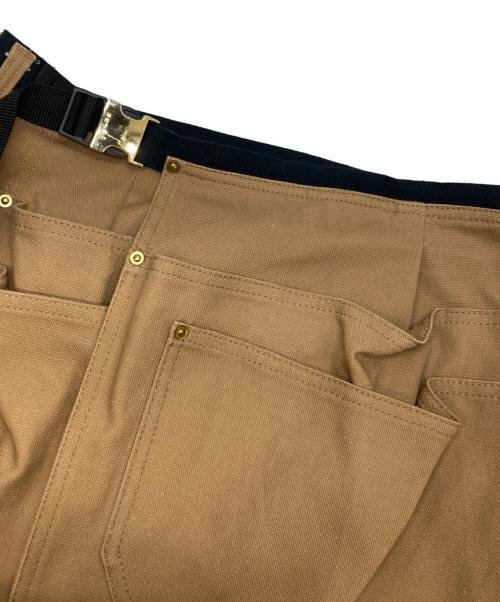 sacai（サカイ）sacai (サカイ) CarHartt (カーハート) ラップスカート ブラウン サイズ:1の古着・服飾アイテム