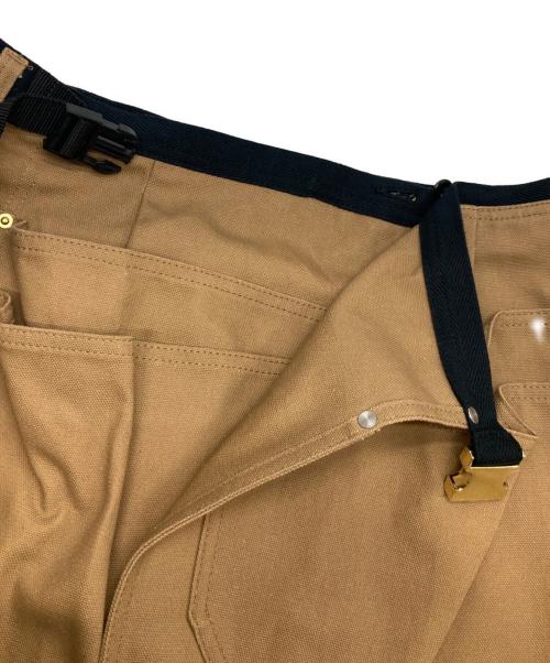 sacai（サカイ）sacai (サカイ) CarHartt (カーハート) ラップスカート ブラウン サイズ:1の古着・服飾アイテム