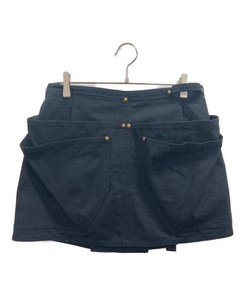 sacai（サカイ）sacai (サカイ) CarHartt (カーハート) ラップスカート ブラック サイズ:1の古着・服飾アイテム